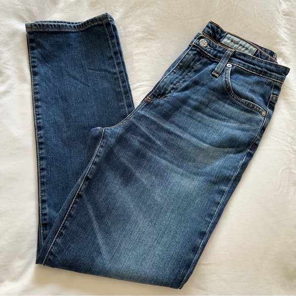 AG Jeans Medium Denim The Phoebe Vintage High Rise Size 28R - Picture 2 of 8